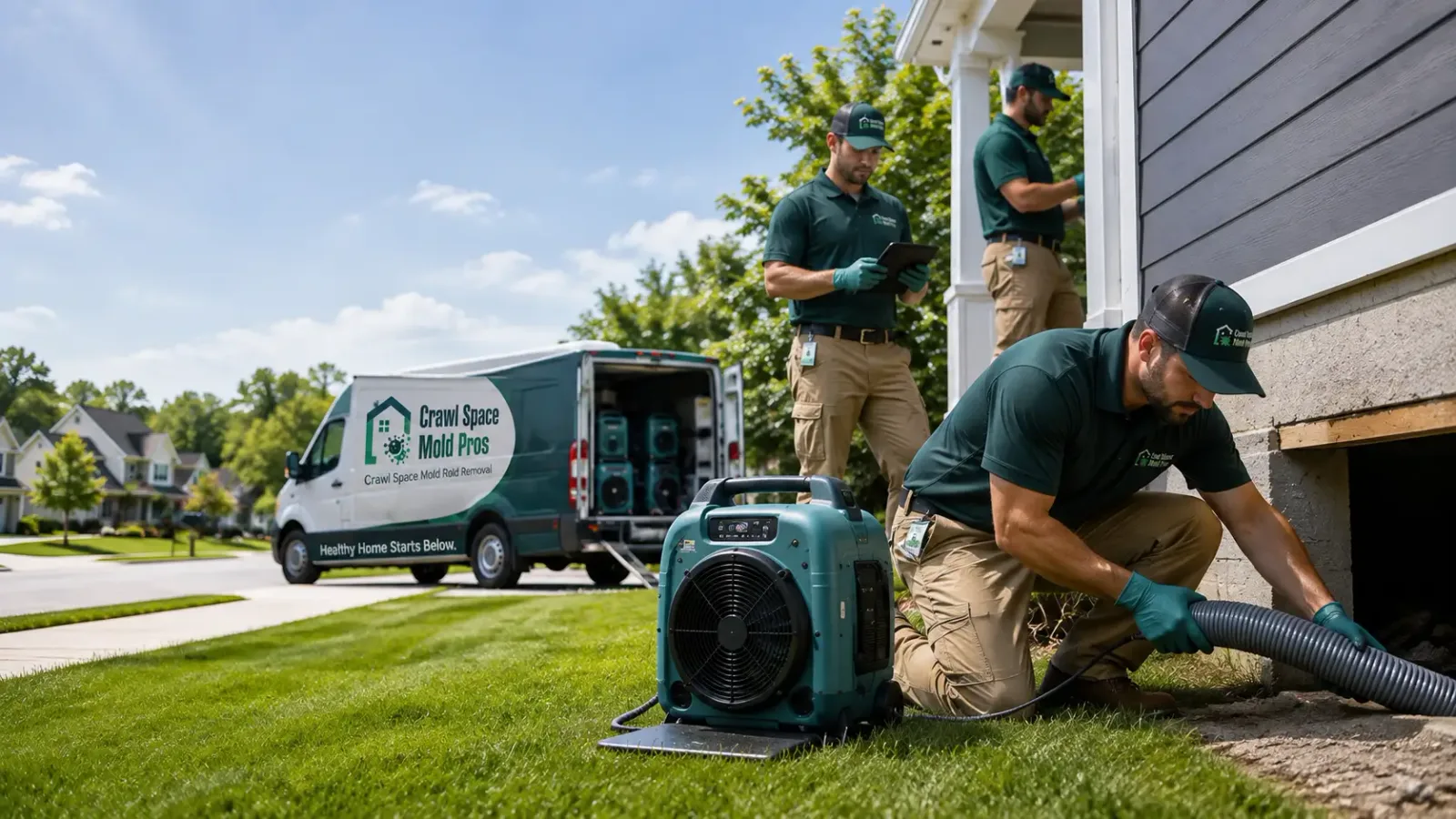 Crawl Space Mold Removal in Sutter Creek, CA